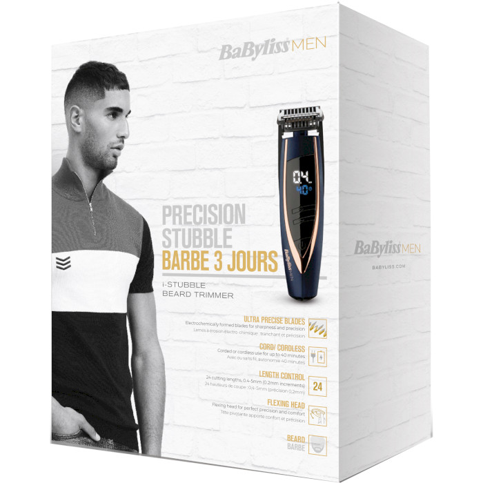 Тример для бороди та вусів BABYLISS E879E