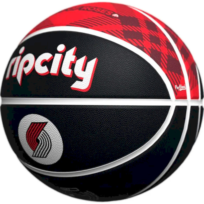 М'яч баскетбольний WILSON NBA Team City Edition Portland Trail Blazers Size 7 (WZ4003925XB7)