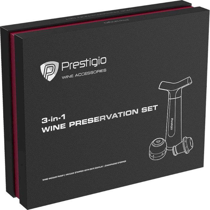 Набір для зберігання вина PRESTIGIO PWA102PS