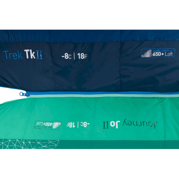 Спальный мешок SEA TO SUMMIT Trek TKI Regular Wide -1°C Bright Blue/Denim Left (ATK1-RW)