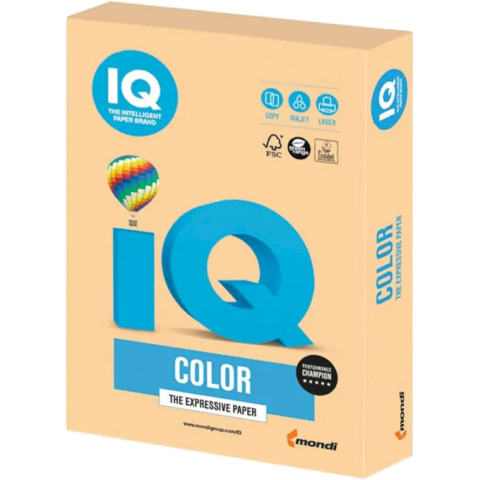Офисная цветная бумага MONDI IQ Color Golden A4 160г/м² 250л (GO22/A4/160/250/IQ)