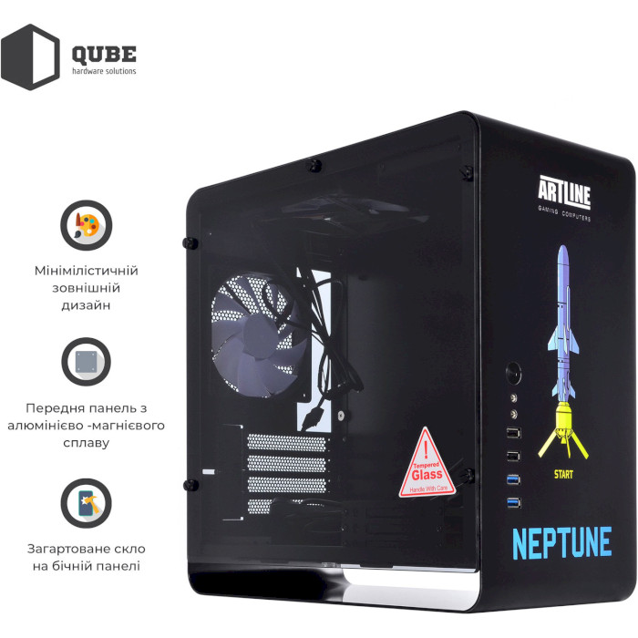 Корпус QUBE Eagle Neptune Printed (QBX3M_WBNU3PN)