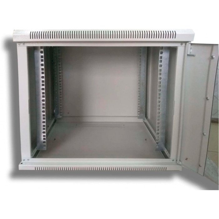 Настенный шкаф 19" HYPERNET WMNC-9U-Flat-AC (9U, 600x450мм, RAL7035)