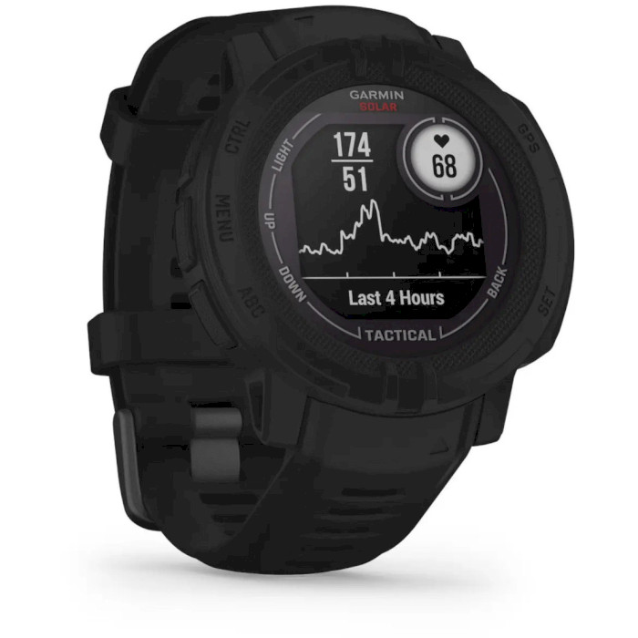 Смарт-часы GARMIN Instinct 2 Solar Tactical 45mm Black (010-02627-03)