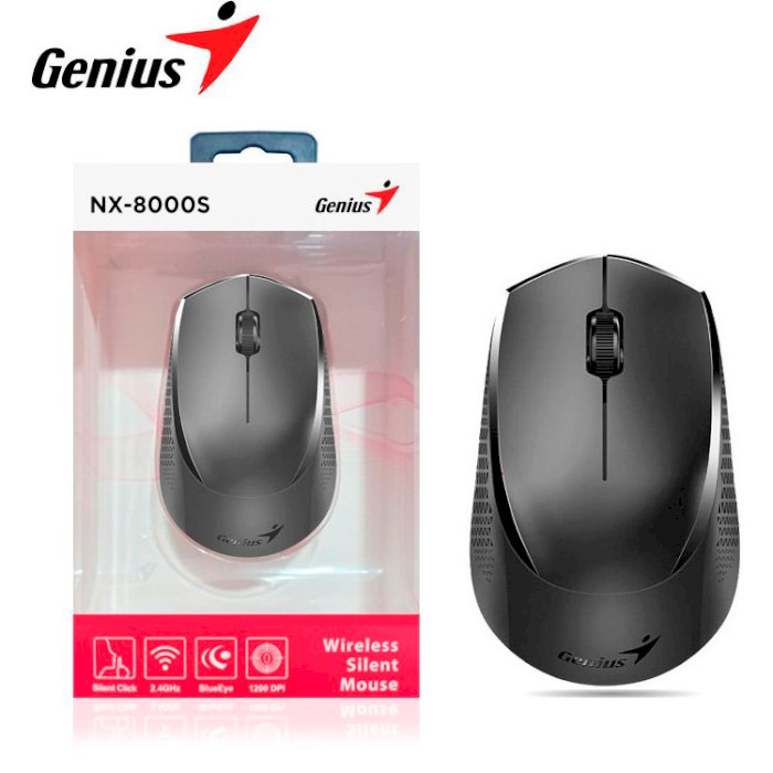 Миша GENIUS NX-8000 Silent WL Black (31030025400)