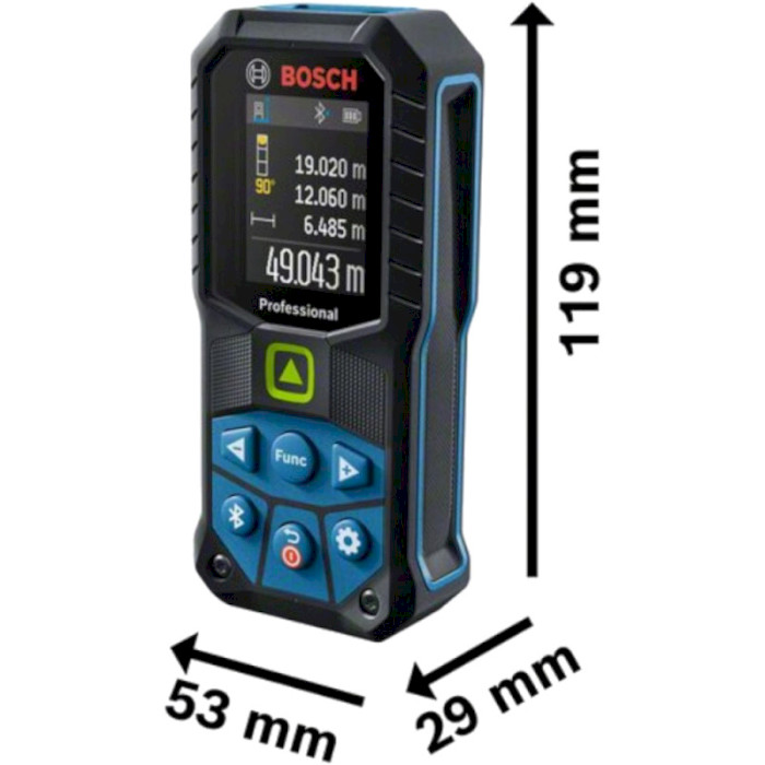 Лазерний далекомір BOSCH GLM 50-27 CG Professional (0.601.072.U01)