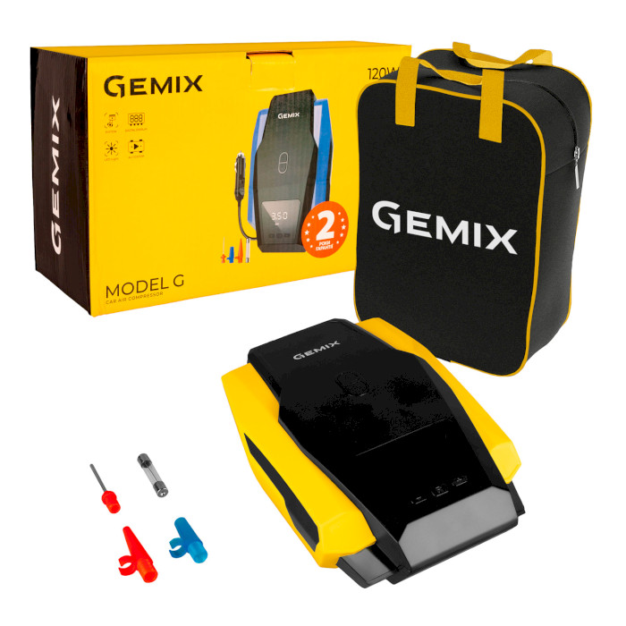 Автокомпресор GEMIX Model G Black/Yellow