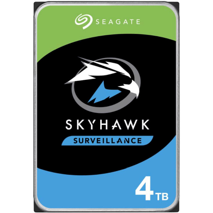 Жёсткий диск 3.5" SEAGATE SkyHawk 4TB SATA/256MB (ST4000VX016)