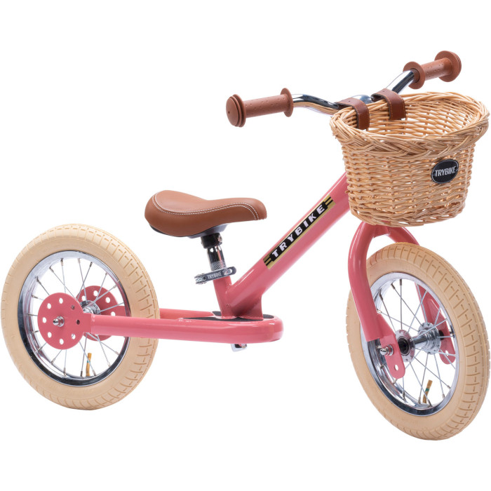 Беговел TRYBIKE Steel 2-in-1 2-Wheels Vintage Pink (TBS-2-PNK-VIN)