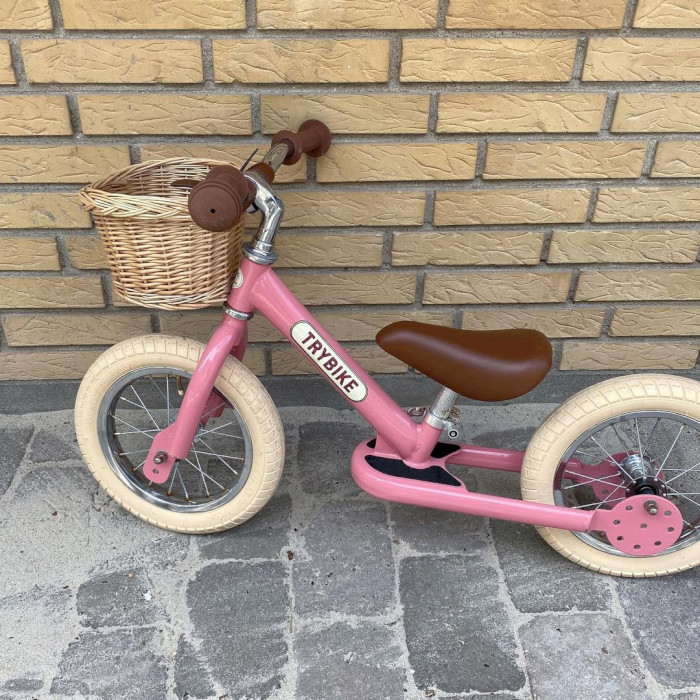 Беговел TRYBIKE Steel 2-in-1 2-Wheels Vintage Pink (TBS-2-PNK-VIN)