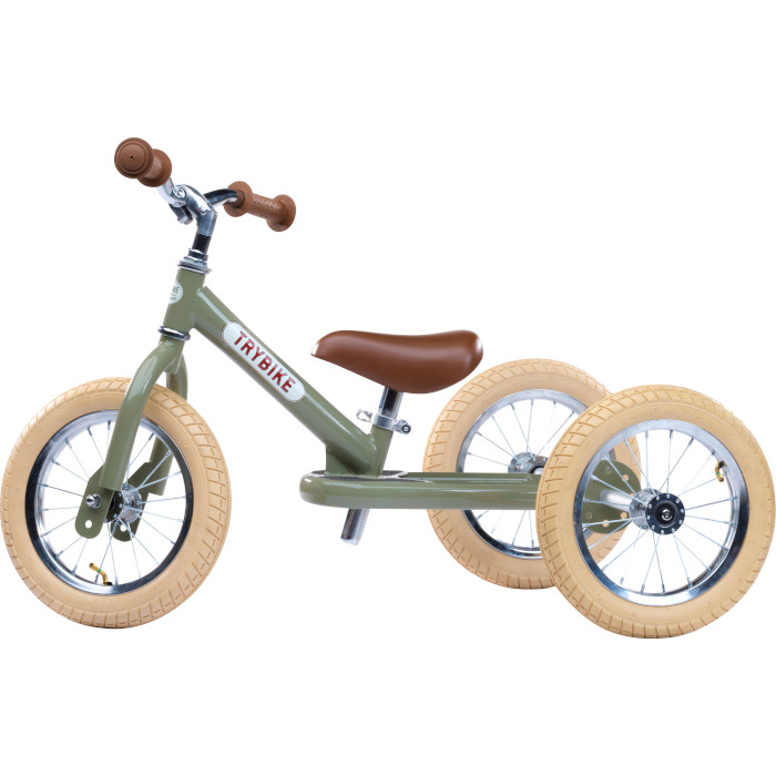 Беговел TRYBIKE Steel 2-in-1 3-Wheels Vintage Green (TBS-2-GRN-VIN+TBS-100-TKV)