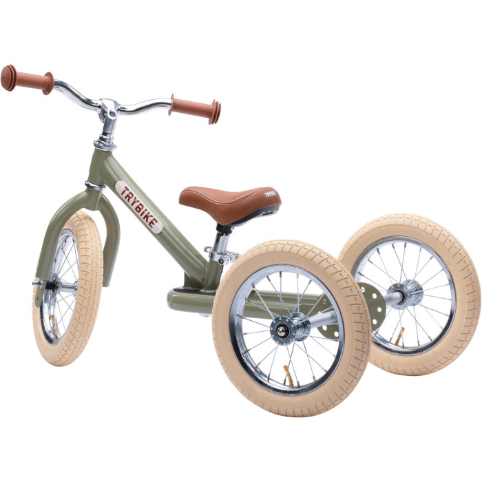 Беговел TRYBIKE Steel 2-in-1 3-Wheels Vintage Green (TBS-2-GRN-VIN+TBS-100-TKV)