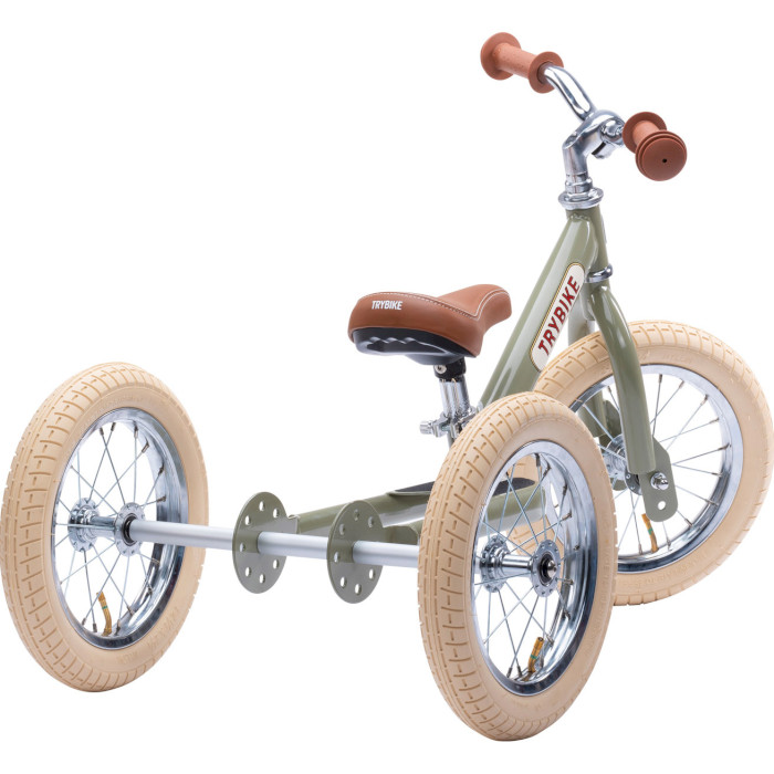 Беговел TRYBIKE Steel 2-in-1 3-Wheels Vintage Green (TBS-2-GRN-VIN+TBS-100-TKV)