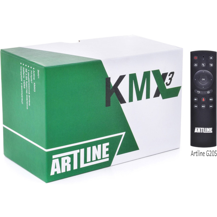 Медіаплеєр ARTLINE TvBox KMX3