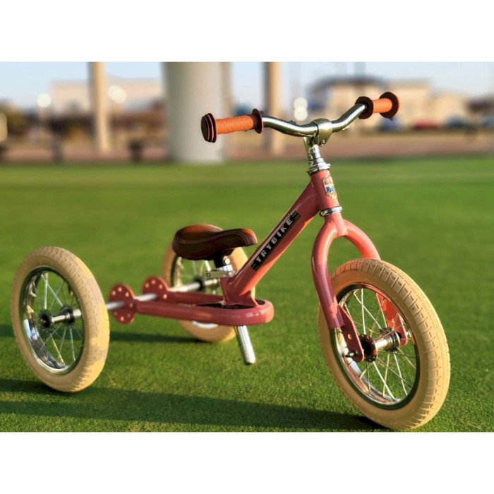 Беговел TRYBIKE Steel 2-in-1 3-Wheels Vintage Pink (TBS-2-PNK-VIN+TBS-100-TKV)