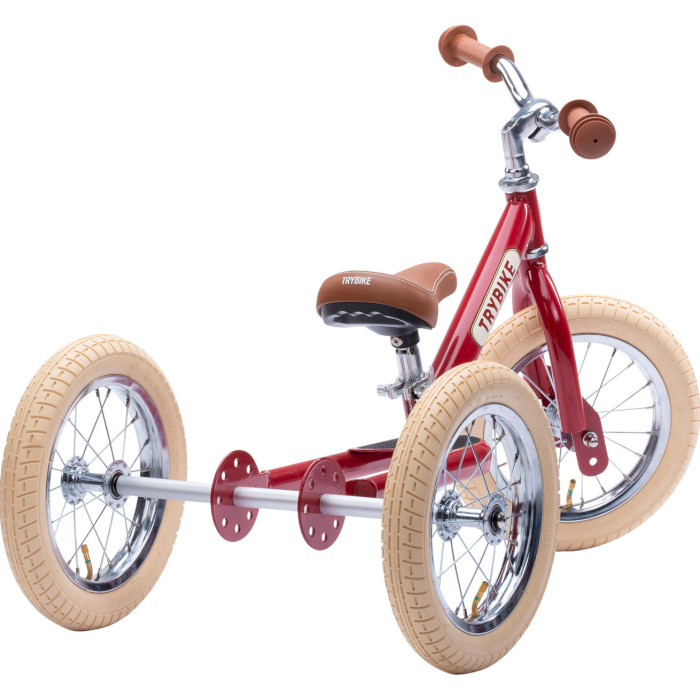 Беговел TRYBIKE Steel 2-in-1 3-Wheels Vintage Red (TBS-2-RED-VIN+TBS-100-TKV)