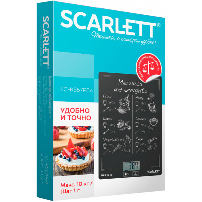Кухонные весы SCARLETT SC-KS57P64