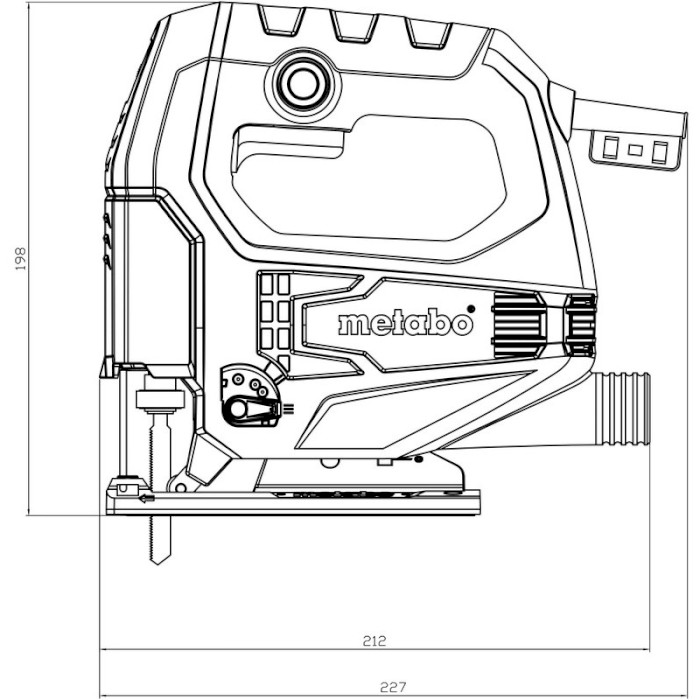 Электролобзик METABO STEB 65 Quick (601030000)