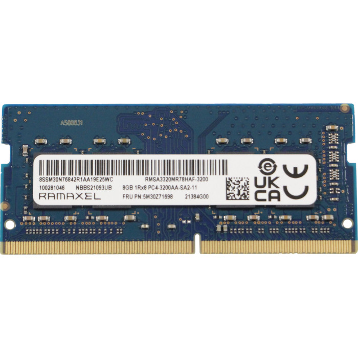 Модуль памяти RAMAXEL SO-DIMM DDR4 3200MHz 8GB (RMSA3320MR78HAF-3200)