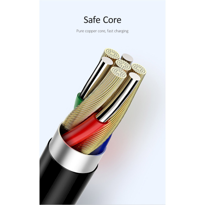 Кабель USAMS US-SJ366 U35 Data and Charging Type-C Cable 1м White (SJ366USB02)