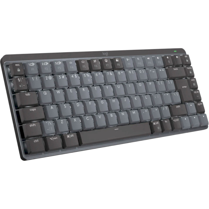 Клавіатура бездротова LOGITECH MX Mechanical Mini Tactile Quiet Graphite (920-010780)