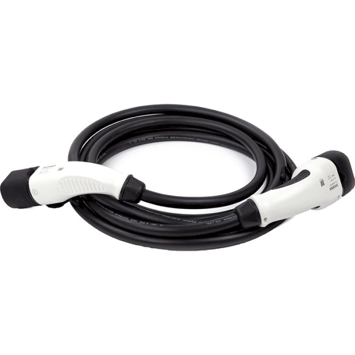 Зарядний кабель для електромобілів DUOSIDA Type 2 - Type 2, 7.2кВт, 32A, 1 фаза, 5м (EV200146)