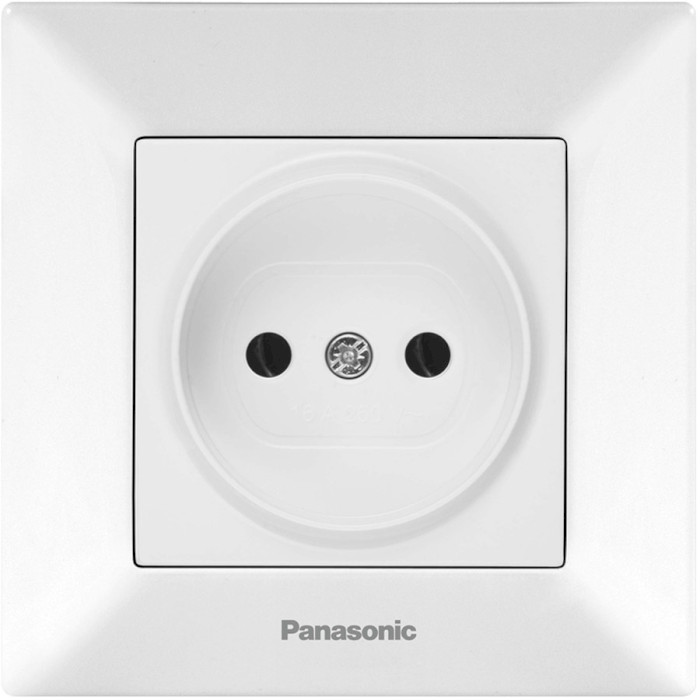 Розетка електрична PANASONIC Arkedia Slim 2P Complete White (WNTC03012WH-UA)