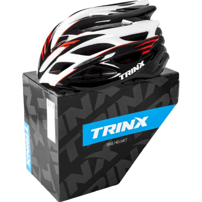 Шолом TRINX TT03 Black/White/Red