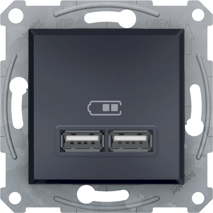 USB-розетка SCHNEIDER ELECTRIC Asfora Black (EPH2700271)