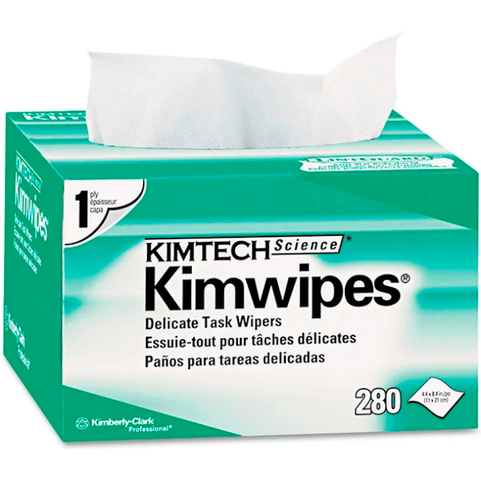 Серветки для оптики VOLTRONIC Kimwipes, безворсові 280шт