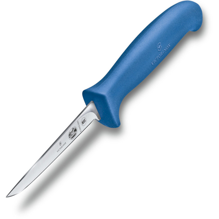 Нож кухонный для разделки VICTORINOX Fibrox Poultry Blue 90мм (5.5902.09S)