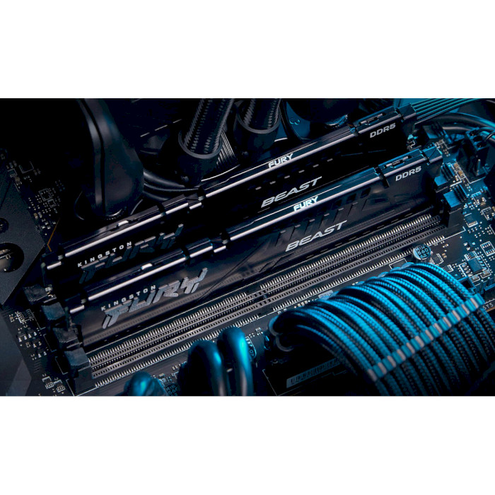 Модуль пам'яті KINGSTON FURY Beast Black DDR5 5600MHz 16GB Kit 2x8GB (KF556C40BBK2-16)