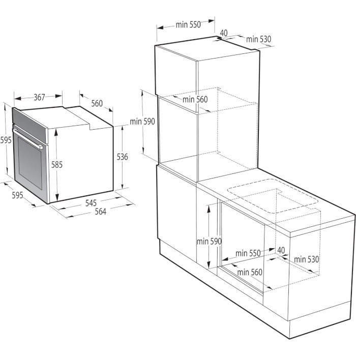 Духовой шкаф GORENJE BOS67371CLI (740235)