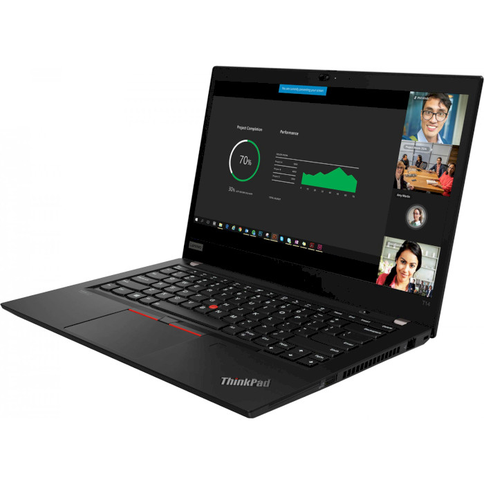 Ноутбук LENOVO ThinkPad T14 Gen 2 Black (20W1S6DS00)
