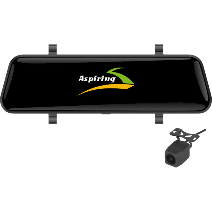 Автомобільний відеореєстратор-дзеркало з камерою заднього виду ASPIRING Maxi 4