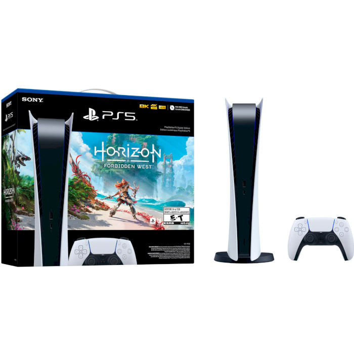 Ігрова приставка SONY PlayStation 5 Digital Edition + Horizon Forbidden West