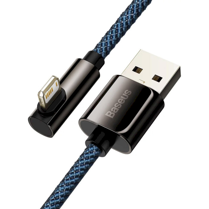 Кабель BASEUS Legend Series Elbow Fast Charging Data Cable USB to iP 1м Blue (CACS000003)