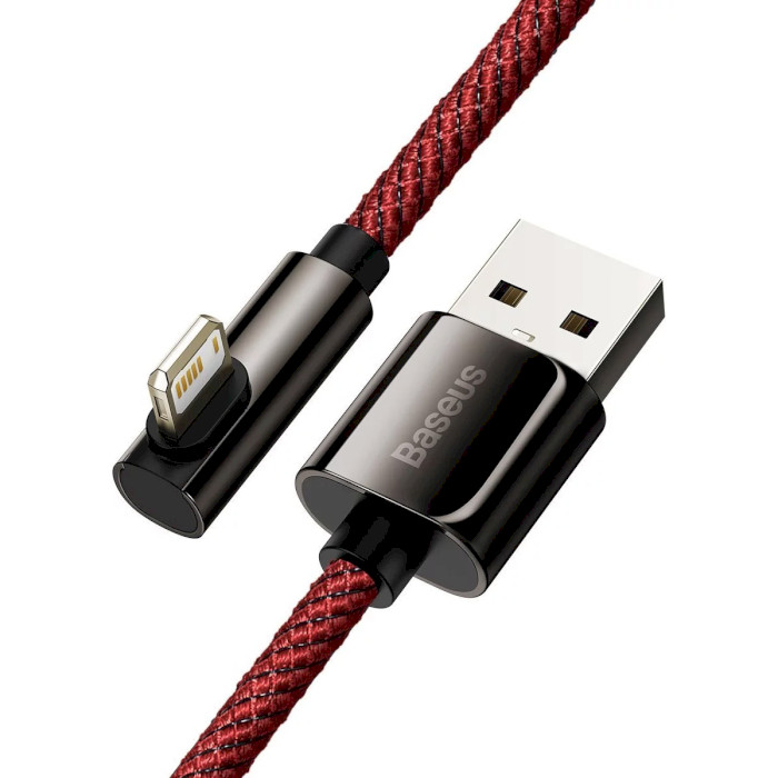 Кабель BASEUS Legend Series Elbow Fast Charging Data Cable USB to iP 1м Red (CACS000009)