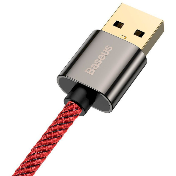 Кабель BASEUS Legend Series Elbow Fast Charging Data Cable USB to Type-C 66W 2м Red (CACS000509)