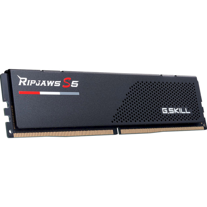 Модуль пам'яті G.SKILL Ripjaws S5 Matte Black DDR5 5200MHz 32GB Kit 2x16GB (F5-5200J4040A16GX2-RS5K)