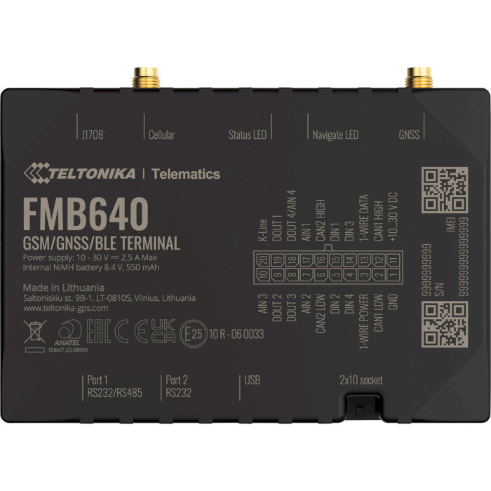 GPS-трекер TELTONIKA FMB641 (FMB641NXFE01)