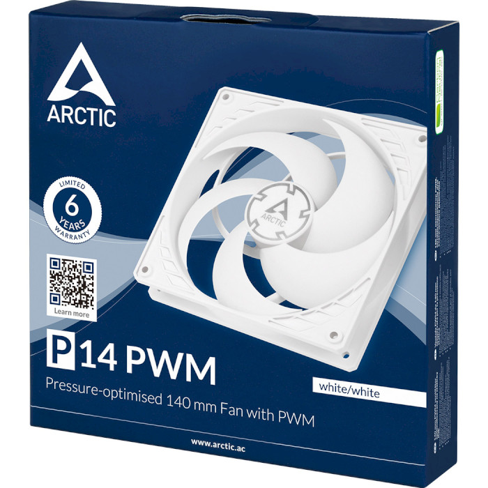 Вентилятор ARCTIC P14 PWM White (ACFAN00222A)
