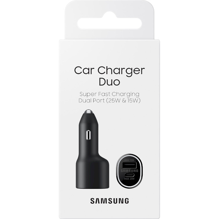 Автомобільний зарядний пристрій SAMSUNG EP-L4020 Car Charger Duo Black (EP-L4020NBEGRU)