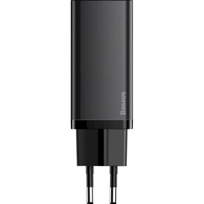 Зарядний пристрій BASEUS GaN2 Lite Quick Charger C+U 65W Black (CCGAN2L-B01)
