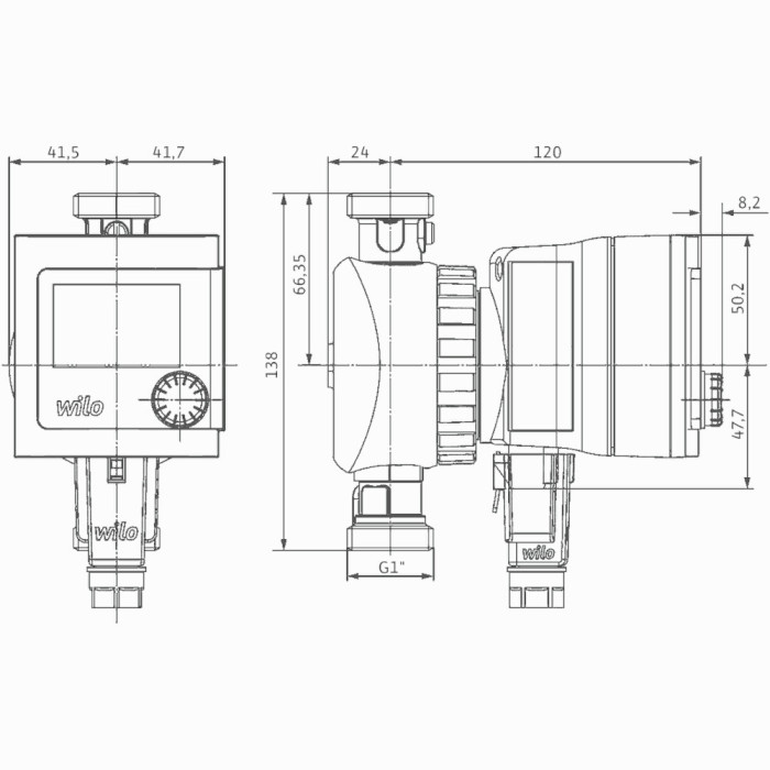 Насос циркуляционный WILO Star-Z Nova T (4222650)