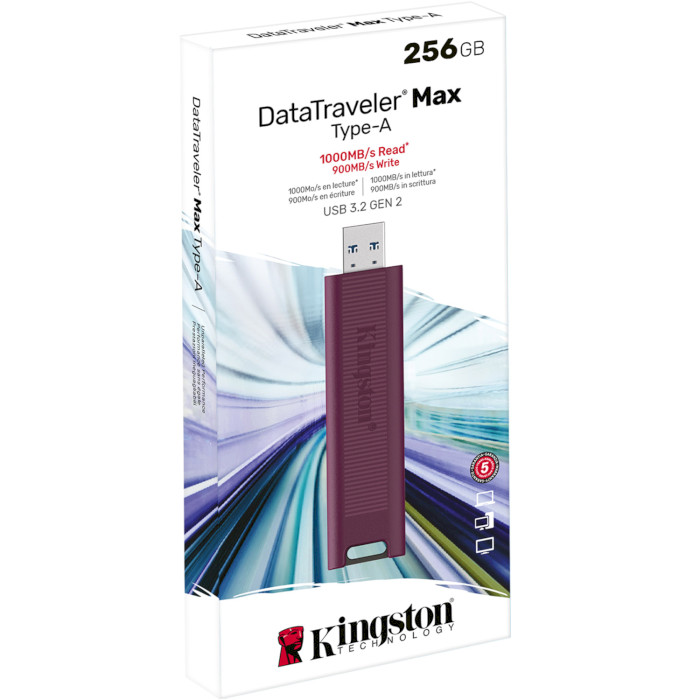 Флэшка KINGSTON DataTraveler Max 256GB USB3.2 (DTMAXA/256GB)