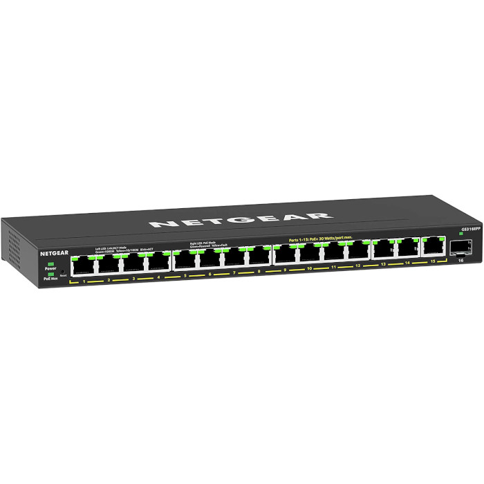 Коммутатор NETGEAR GS316EPP (GS316EPP-100PES)