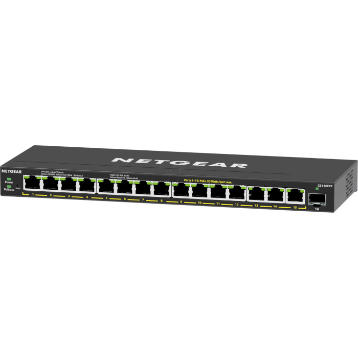 Коммутатор NETGEAR GS316EPP (GS316EPP-100PES)