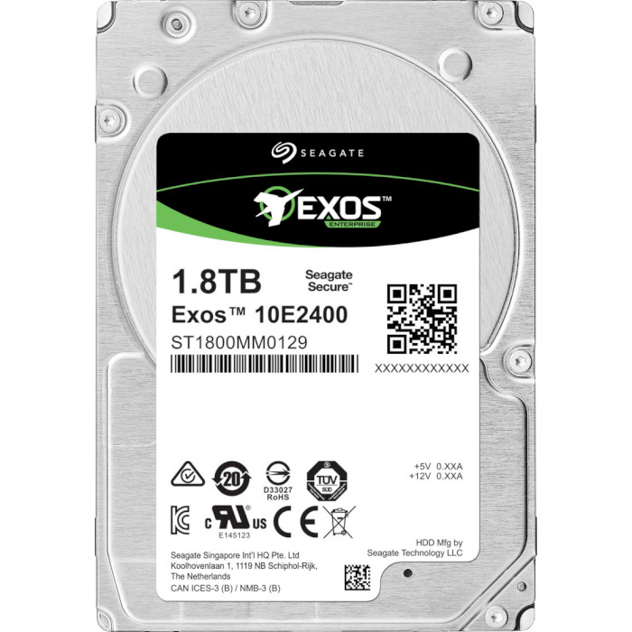 Жёсткий диск 2.5" SEAGATE Exos 10E2400 1.8TB SAS 10K (ST1800MM0129)