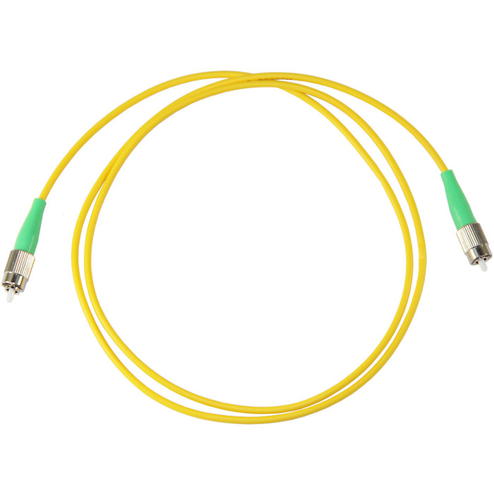 Оптический патч-корд COR-X FC/APC-FC/APC, SM 9/125, 3м, Yellow (OFPC-FC/APC-FC/APC-3)